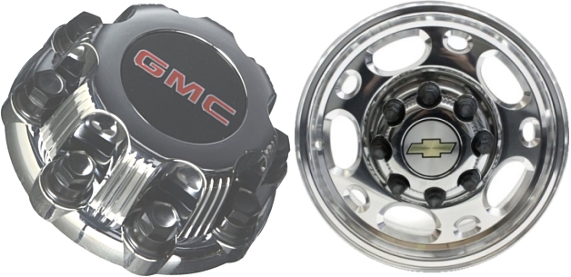 C5079-GMC Sierra, Yukon Chrome OEM Center Cap #9597170
